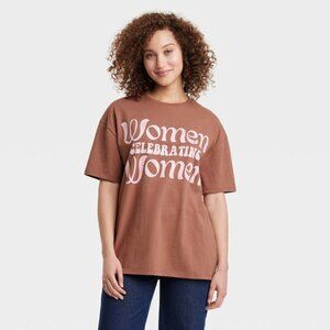 Grayson Threads Women's Women Celebrating Women Short Sleeve Oversized Tee, XXL